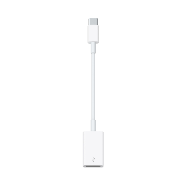 Sie sehen ein Bild von USB‑C auf USB Adapter, Produktbild: 01 USB‑C auf USB Adapter, A-Nr.: MW5L3ZM/A - 01