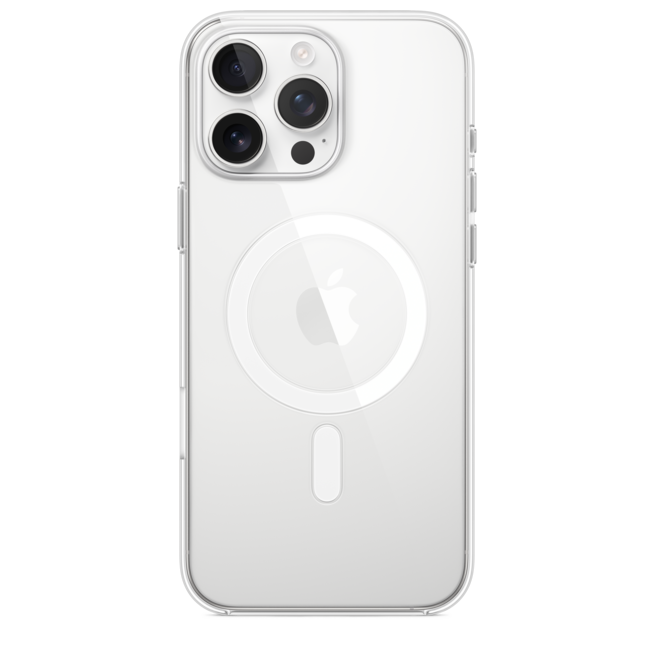 Sie sehen ein Bild von iPhone 16 Pro Max Clear Case mit MagSafe, Produktbild: 03 iPhone 16 Pro Max Clear Case mit MagSafe, A-Nr.: MA7F4ZM/A - 03
