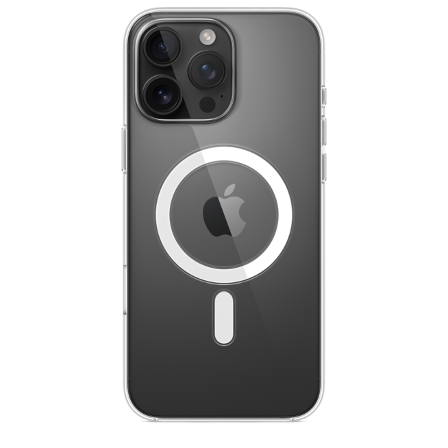 Sie sehen ein Bild von iPhone 16 Pro Max Clear Case mit MagSafe, Produktbild: 04 iPhone 16 Pro Max Clear Case mit MagSafe, A-Nr.: MA7F4ZM/A - 04