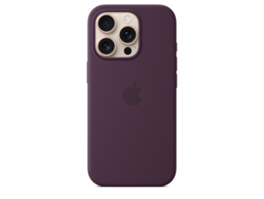 iPhone 16 Pro Silikon Case mit MagSafe – Pflaume