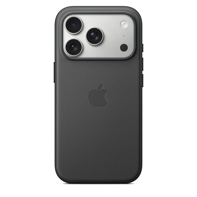 Sie sehen ein Bild von iPhone 17 Pro Funktionsgewebe Case mit MagSafe - Schwarz, Produktbild: 02 iPhone 17 Pro Funktionsgewebe Case mit MagSafe - Schwarz, A-Nr.: MGF34ZM/A - 02