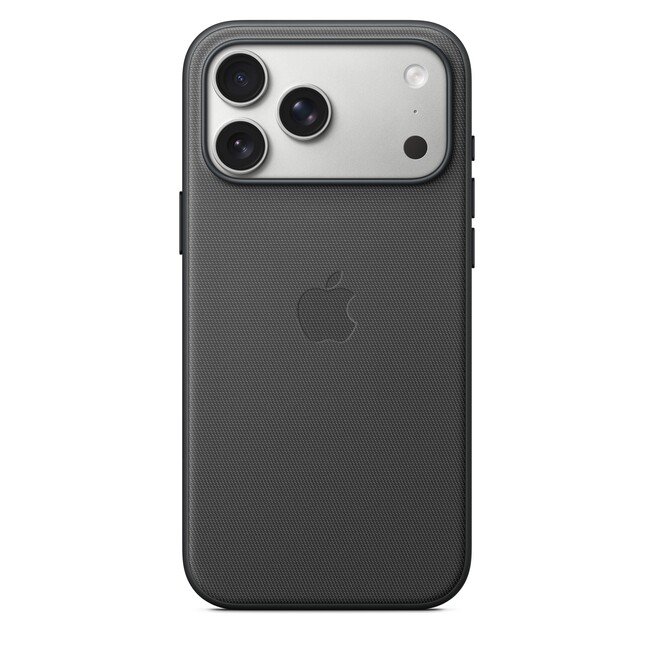 Sie sehen ein Bild von iPhone 17 Pro Max Funktionsgewebe Case mit MagSafe - Schwarz, Produktbild: 02 iPhone 17 Pro Max Funktionsgewebe Case mit MagSafe - Schwarz, A-Nr.: MGF84ZM/A - 02