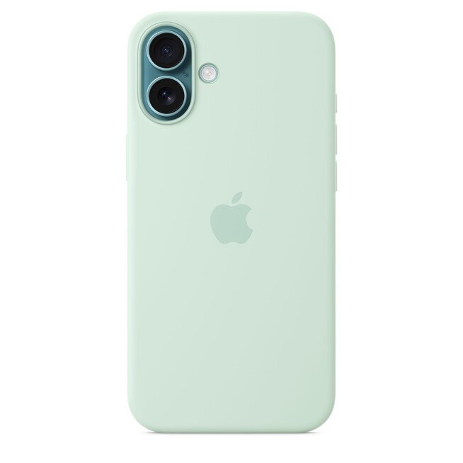 iPhone 16 Plus Silikon Case mit MagSafe – Aquamarin, A-Nr.: MDGU4ZM/A - 01