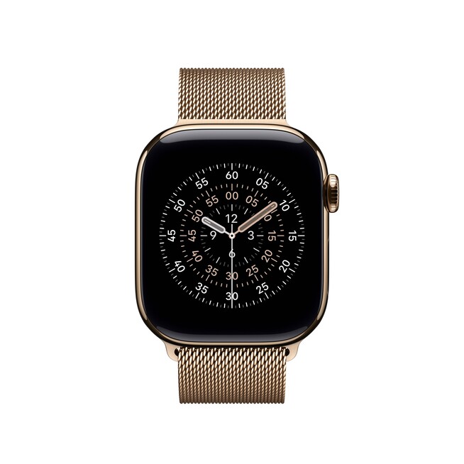 Sie sehen ein Bild von 40 mm Milanaise Armband Gold, Produktbild: 03 40 mm Milanaise Armband Gold, A-Nr.: MGHW4ZM/A - 03