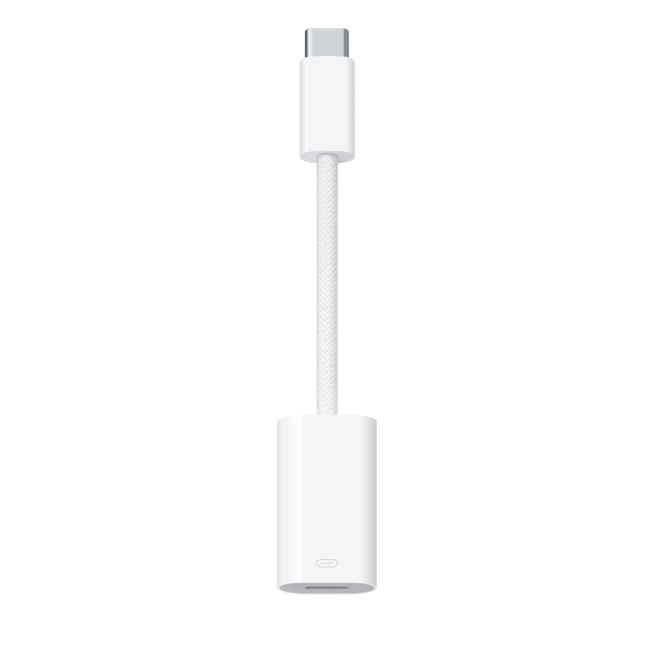 Sie sehen ein Bild von USB‑C auf Lightning Adapter, Produktbild: 01 USB‑C auf Lightning Adapter, A-Nr.: MUQX3ZM/A - 01