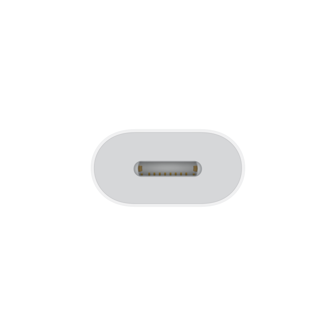Sie sehen ein Bild von USB‑C auf Lightning Adapter, Produktbild: 03 USB‑C auf Lightning Adapter, A-Nr.: MUQX3ZM/A - 03