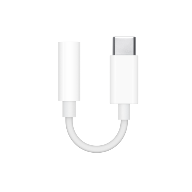 Sie sehen ein Bild von USB‑C auf 3,5‑mm-Kopfhöreranschluss Adapter, Produktbild: 02 USB‑C auf 3,5‑mm-Kopfhöreranschluss Adapter, A-Nr.: MW2Q3ZM/A - 02