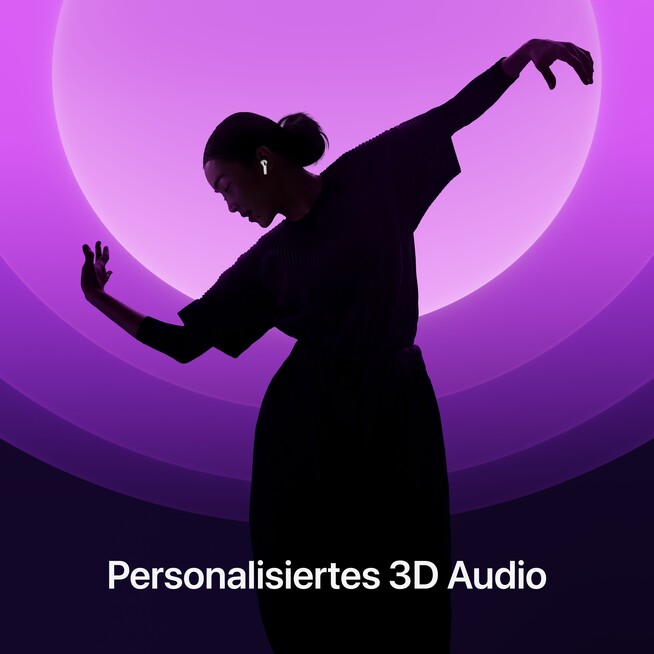 AirPods 4 mit Aktiver Geräusch­unter­drückung, A-Nr.: MXP93ZM/A - 05