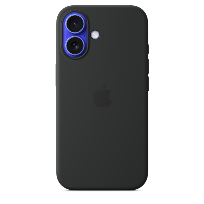 iPhone 16 Silikon Case mit MagSafe – Schwarz, A-Nr.: MYY13ZM/A - 01