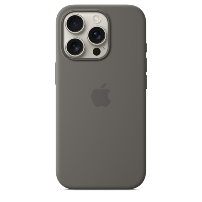 iPhone 16 Pro Silikon Case mit MagSafe – Steingrau, A-Nr.: MYYL3ZM/A - 02