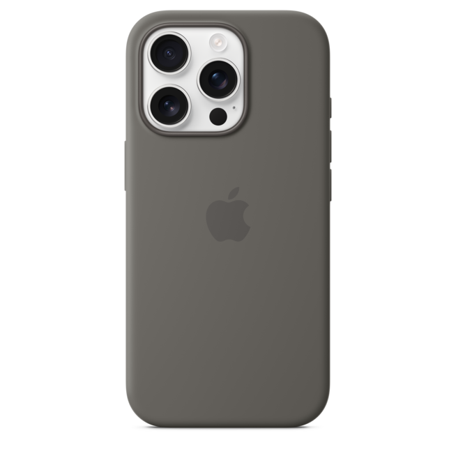 iPhone 16 Pro Silikon Case mit MagSafe – Steingrau, A-Nr.: MYYL3ZM/A - 03