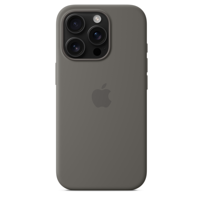 iPhone 16 Pro Silikon Case mit MagSafe – Steingrau, A-Nr.: MYYL3ZM/A - 04