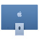 24" iMac mit Retina 4,5K Display: Apple M4 Chip mit 8‑Core CPU und 8‑Core GPU, 256 GB SSD - Blau, A-Nr.: MWUF3D/A - 02