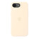 Sie sehen ein Bild von iPhone 17e Silikon Case mit MagSafe – Vanille, Produktbild: 03 iPhone 17e Silikon Case mit MagSafe – Vanille, A-Nr.: MHWG4ZM/A - 03