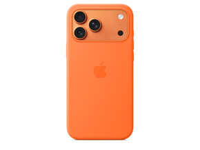iPhone 17 Pro Max Silikon Case mit MagSafe - Orange, A-Nr.: MGFL4ZM/A - 01