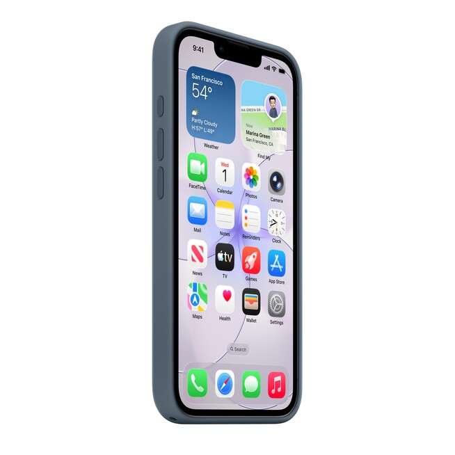 iPhone 17e Silikon Case mit MagSafe – Maritimblau, A-Nr.: MHWE4ZM/A - 04