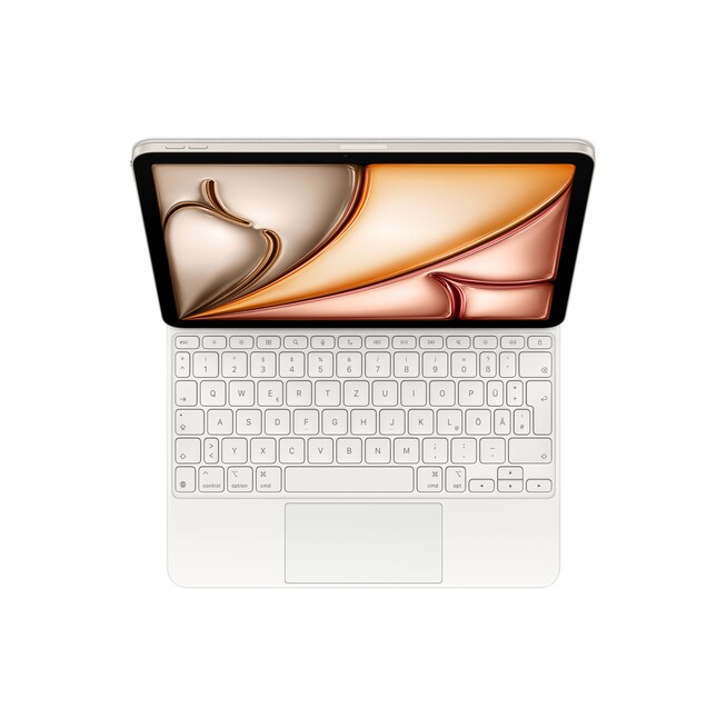 Magic Keyboard das für 11" iPad Air (M3) – Deutsch – Weiß, A-Nr.: MDFV4D/A - 02