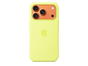 iPhone 17 Pro Silikon Case mit MagSafe - Neongelb, A-Nr.: MGFF4ZM/A - 01