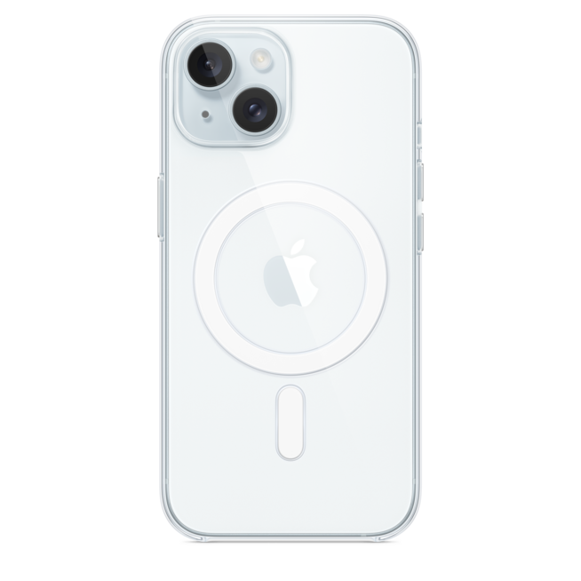 Sie sehen ein Bild von iPhone 15 Clear Case mit MagSafe, Produktbild: 01 iPhone 15 Clear Case mit MagSafe, A-Nr.: MXRK3ZM/A - 01