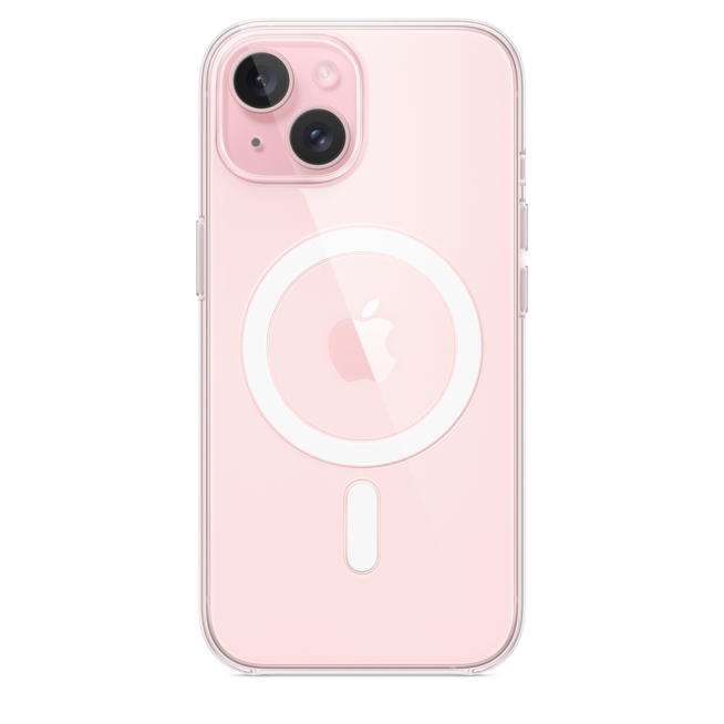 Sie sehen ein Bild von iPhone 15 Clear Case mit MagSafe, Produktbild: 02 iPhone 15 Clear Case mit MagSafe, A-Nr.: MXRK3ZM/A - 02