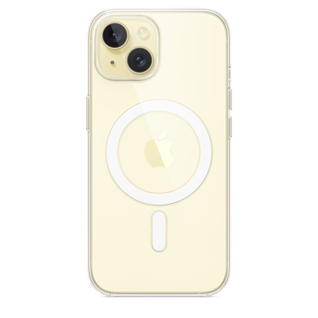 Sie sehen ein Bild von iPhone 15 Clear Case mit MagSafe, Produktbild: 03 iPhone 15 Clear Case mit MagSafe, A-Nr.: MXRK3ZM/A - 03