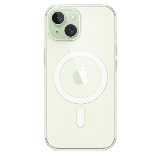 Sie sehen ein Bild von iPhone 15 Clear Case mit MagSafe, Produktbild: 04 iPhone 15 Clear Case mit MagSafe, A-Nr.: MXRK3ZM/A - 04