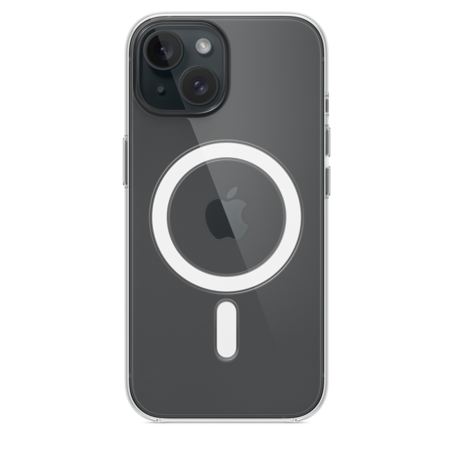 Sie sehen ein Bild von iPhone 15 Clear Case mit MagSafe, Produktbild: 05 iPhone 15 Clear Case mit MagSafe, A-Nr.: MXRK3ZM/A - 05