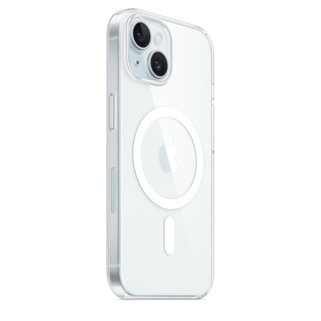 Sie sehen ein Bild von iPhone 15 Clear Case mit MagSafe, Produktbild: 06 iPhone 15 Clear Case mit MagSafe, A-Nr.: MXRK3ZM/A - 06