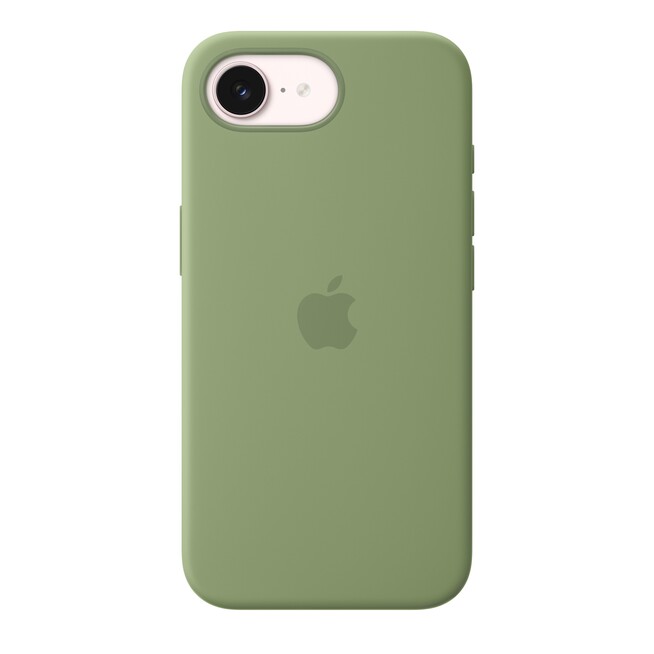 iPhone 17e Silikon Case mit MagSafe – Hellmoosgrün, A-Nr.: MHWF4ZM/A - 02