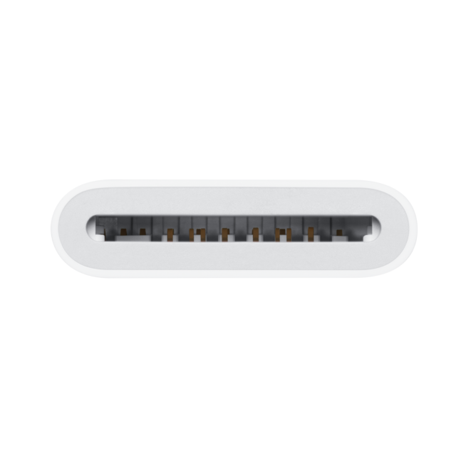Sie sehen ein Bild von USB‑C auf SD Kartenlesegerät, Produktbild: 02 USB‑C auf SD Kartenlesegerät, A-Nr.: MW653ZM/A - 02