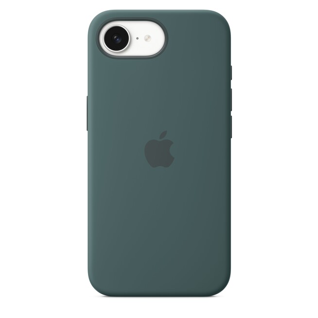 iPhone 16e Silikon Case − Seegrün, A-Nr.: MD3X4ZM/A - 01