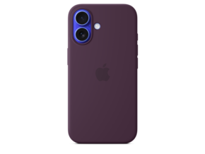iPhone 16 Silikon Case mit MagSafe – Pflaume, A-Nr.: MYY43ZM/A - 01