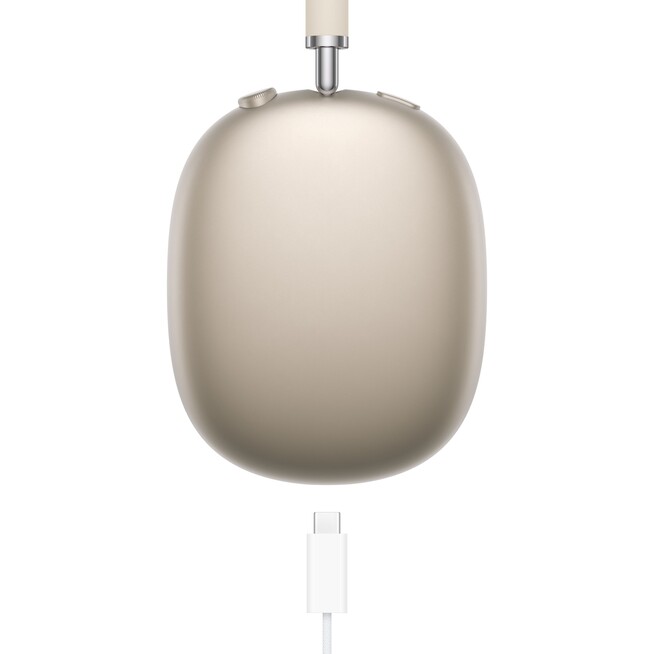 Sie sehen ein Bild von AirPods Max - Polarstern, Produktbild: 04 AirPods Max - Polarstern, A-Nr.: MWW53ZM/A - 04
