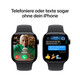 Apple Watch Series 10 GPS + Cellular, 42 mm Aluminiumgehäuse Diamantschwarz, Sportarmband Schwarz ­−M/L, A-Nr.: MWX73QF/A - 07