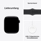 Apple Watch Series 10 GPS + Cellular, 42 mm Aluminiumgehäuse Diamantschwarz, Sportarmband Schwarz ­−M/L, A-Nr.: MWX73QF/A - 09