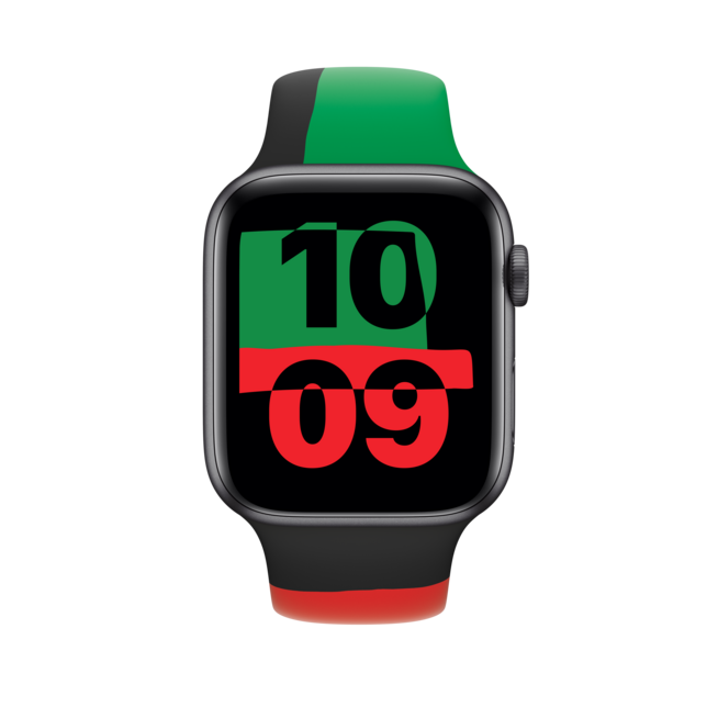 44 mm Black Unity Sportarmband - M/L, A-Nr.: MUQ83ZM/A - 03