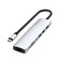 Sie sehen ein Bild von Satechi USB-C 7-in-1 Slim Multiport Adapter mit Ethernet, silber, Produktbild: 01 Satechi USB-C 7-in-1 Slim Multiport Adapter mit Ethernet, silber, A-Nr.: ST-P7SS - 01