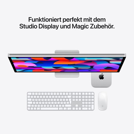 Sie sehen ein Bild von Mac mini: Apple M6 Chip mit 12‑Core CPU und 12‑Core GPU, 256 GB SSD - Silber, Produktbild: 05 Mac mini: Apple M6 Chip mit 12‑Core CPU und 12‑Core GPU, 256 GB SSD - Silber, A-Nr.: MHQK4ZD/A - 05