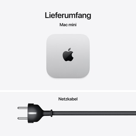 Sie sehen ein Bild von Mac mini: Apple M6 Chip mit 12‑Core CPU und 12‑Core GPU, 256 GB SSD - Silber, Produktbild: 08 Mac mini: Apple M6 Chip mit 12‑Core CPU und 12‑Core GPU, 256 GB SSD - Silber, A-Nr.: MHQK4ZD/A - 08