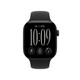 Apple Watch Series 12 GPS, 42 mm Aluminiumgehäuse Schwarz, Sportarmband Schwarz − S/M, A-Nr.: MJEA4ZR/A - 02