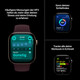 Apple Watch Series 12 GPS, 42 mm Aluminiumgehäuse Schwarz, Sportarmband Schwarz − S/M, A-Nr.: MJEA4ZR/A - 05
