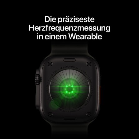 Apple Watch Ultra 4 GPS + Cellular, 49 mm Titangehäuse Natur, Ocean Armband Halbtransparentes Grau, A-Nr.: MJAD4QF/A - 03