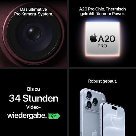 Sie sehen ein Bild von iPhone 18 Pro 256 GB Schwarz , Produktbild: 09 iPhone 18 Pro 256 GB Schwarz , A-Nr.: MJRP4ZD/A - 09