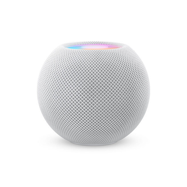 Sie sehen ein Bild von HomePod mini - weiss, Produktbild: 01 HomePod mini - weiss, A-Nr.: MY5H2D/A - 01